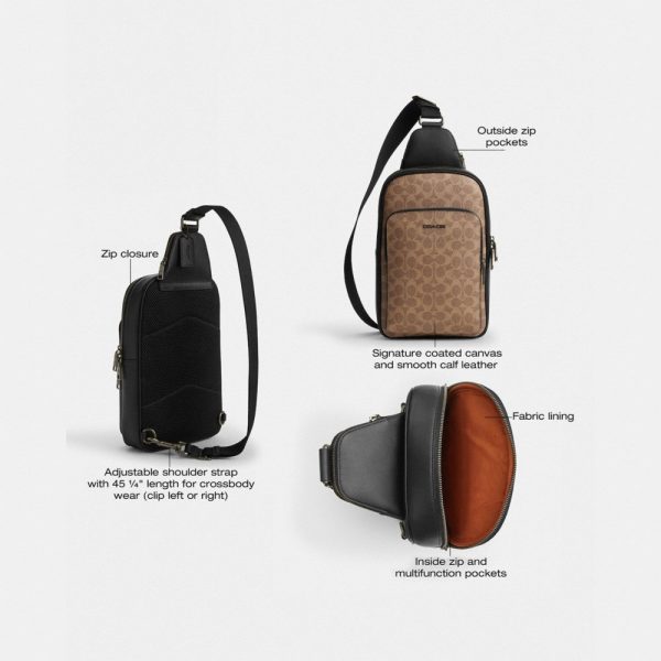 Coach Outlet Ethan Pack In Signature Canvas - Preorder