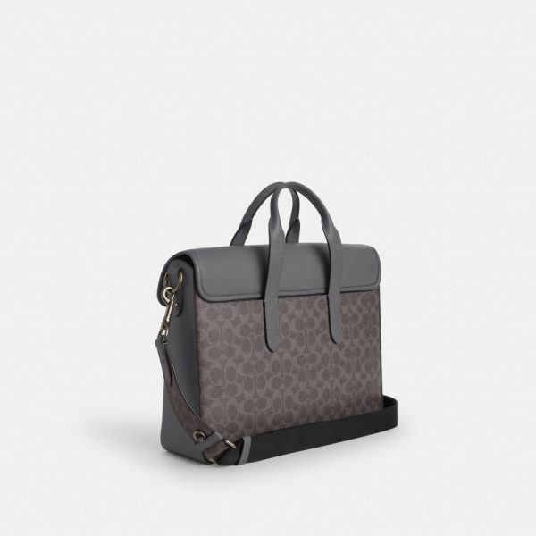 Coach Outlet Sullivan Portfolio Brief In Signature Canvas - Preorder