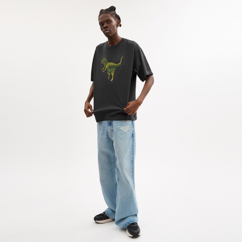 Coach Rexy Relaxed Fit T-Shirt In Organic Cotton - Preorder