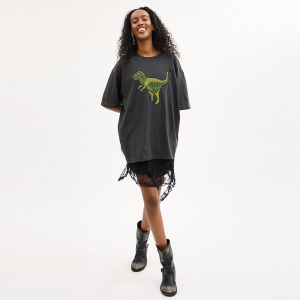 Coach Rexy Relaxed Fit T-Shirt In Organic Cotton - Preorder