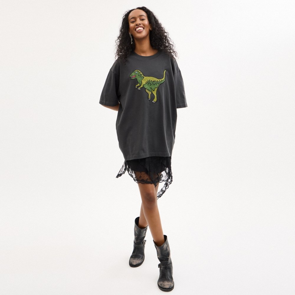 Coach Rexy Relaxed Fit T-Shirt In Organic Cotton - Preorder