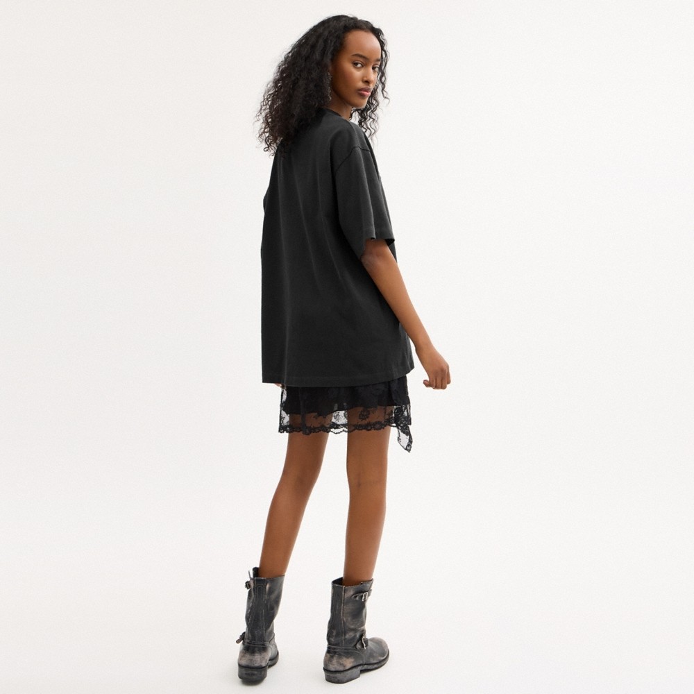 Coach Rexy Relaxed Fit T-Shirt In Organic Cotton - Preorder