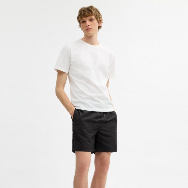 Coach Outlet Signature Swim Trunks In Recycled Polyester - Preorder