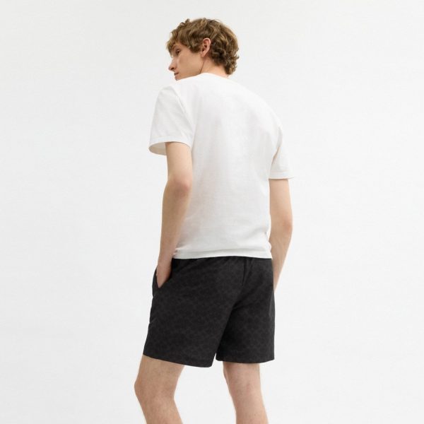 Coach Outlet Signature Swim Trunks In Recycled Polyester - Preorder