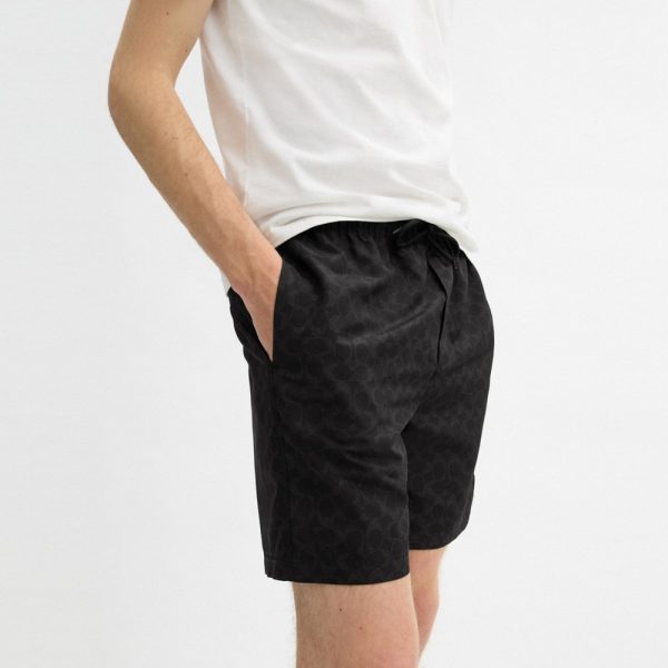 Coach Outlet Signature Swim Trunks In Recycled Polyester - Preorder