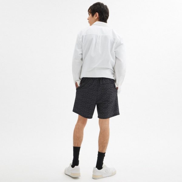 Coach Outlet Signature Swim Trunks In Recycled Polyester - Preorder