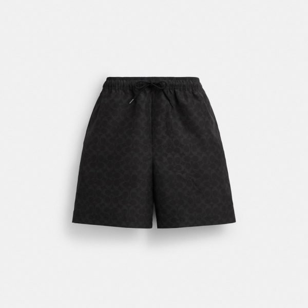 Coach Outlet Signature Swim Trunks In Recycled Polyester - Preorder