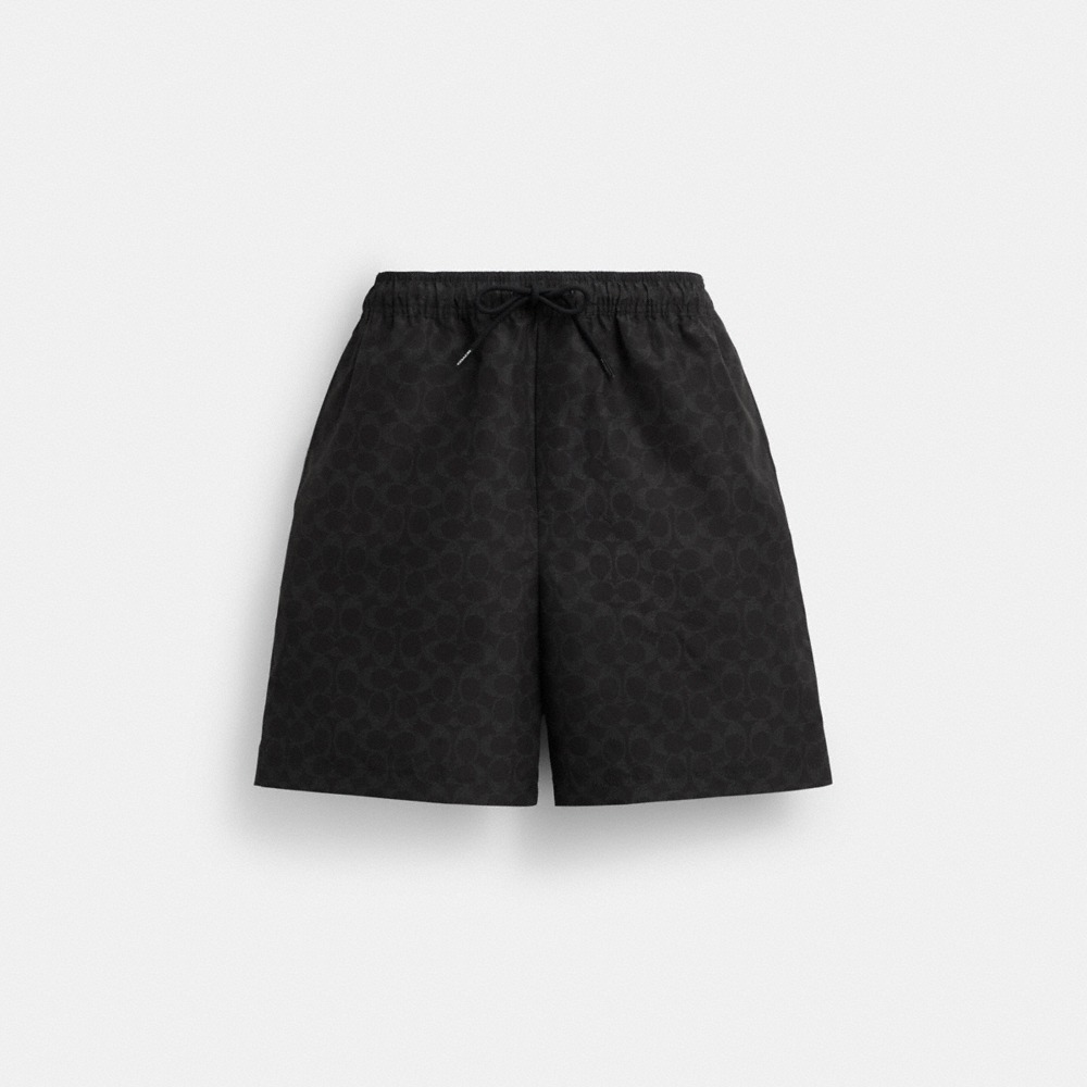 Coach Outlet Signature Swim Trunks In Recycled Polyester - Preorder
