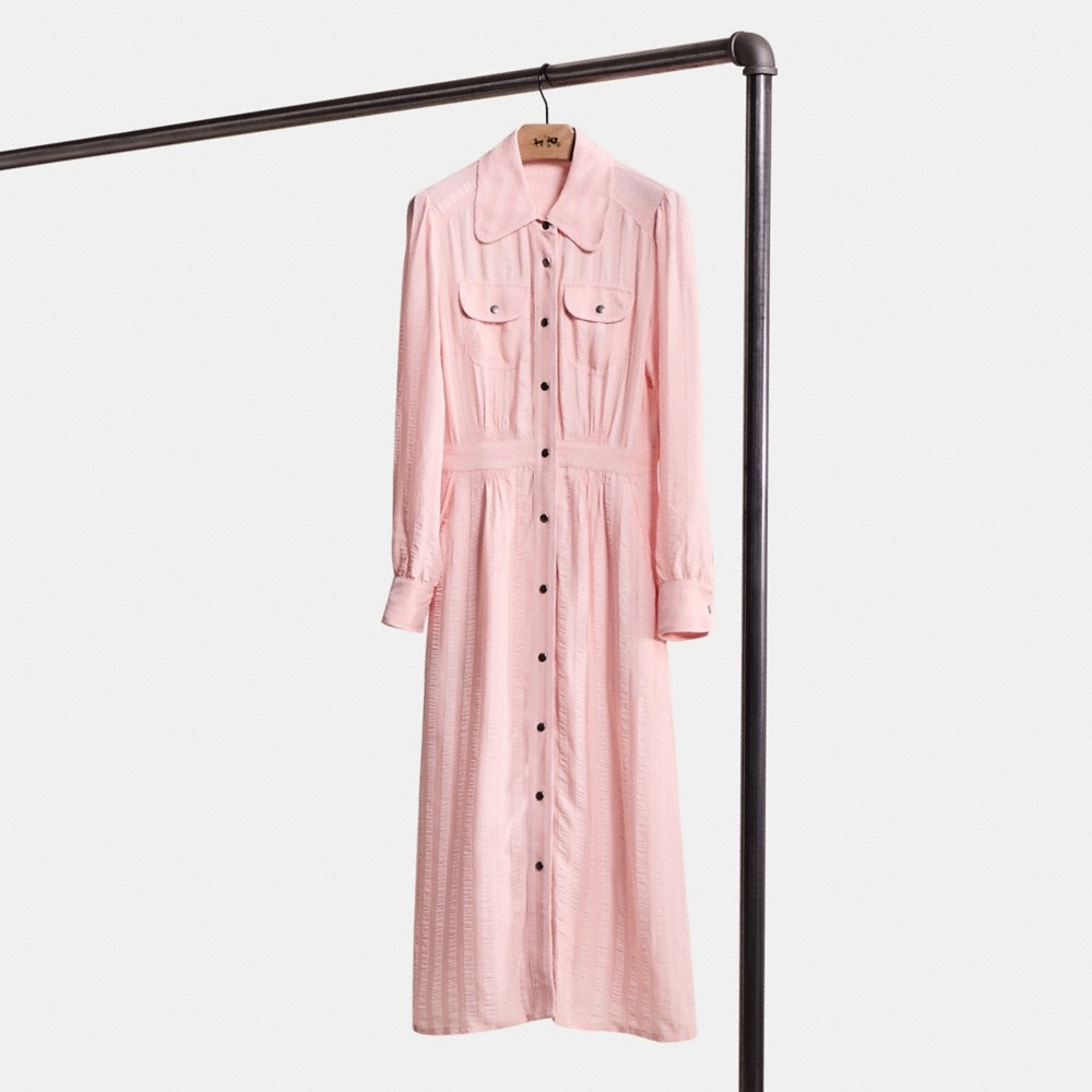 Coach Restored Long Striped Viscose Dress - Preorder