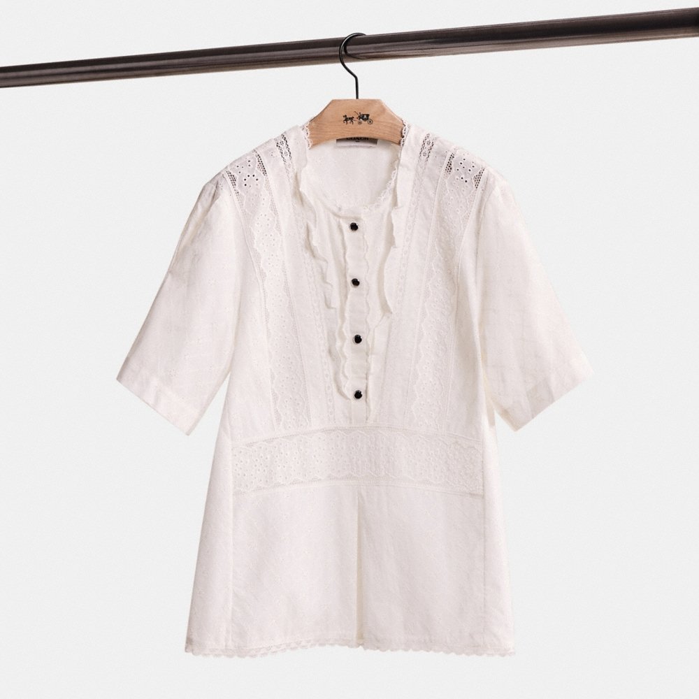 Coach Restored Broderie Anglaise Top - Preorder