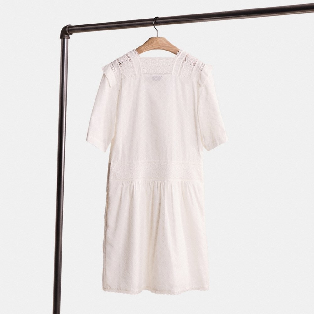 Coach Restored Broderie Anglaise Mini Dress - Preorder - Image 2