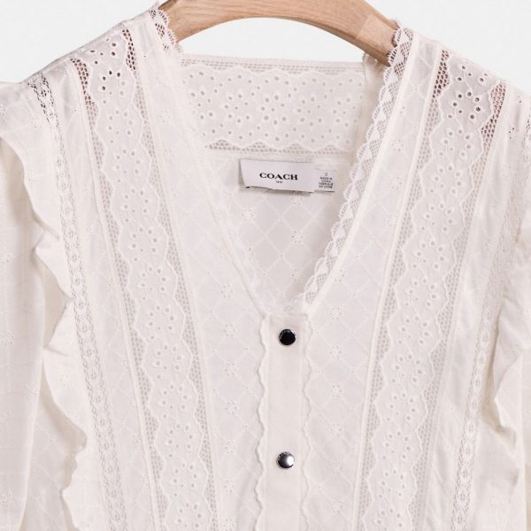 Coach Restored Broderie Anglaise Mini Dress - Preorder