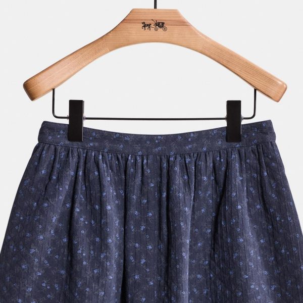 Coach Restored Mini Quilted Skirt In Organic Cotton - Preorder