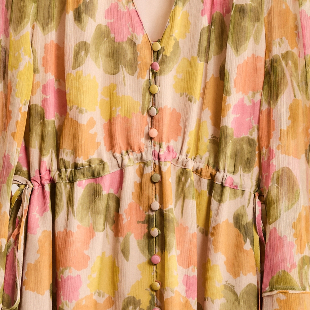 Coach Restored Floral Long Dress - Preorder