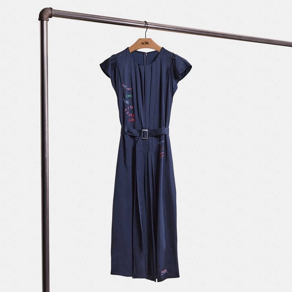 Coach Restored Sleeveless Pleated Dress - Preorder