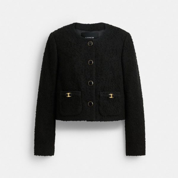 Coach Outlet Heritage C Boucle Jacket - Preorder