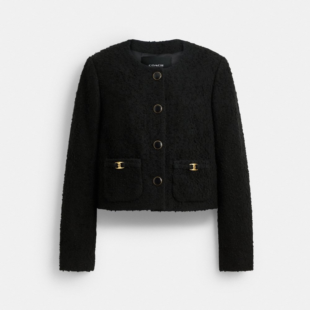 Coach Outlet Heritage C Boucle Jacket - Preorder