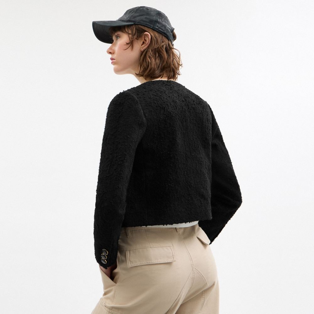 Coach Outlet Heritage C Boucle Jacket - Preorder