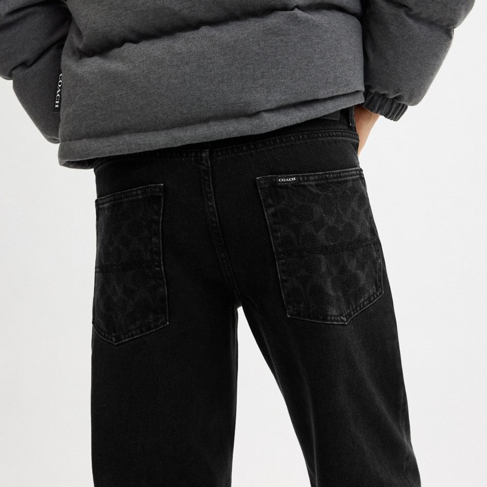 Coach Outlet Straight Fit Denim Jeans - Preorder