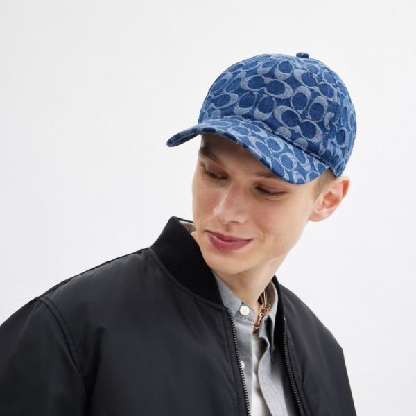 Coach Outlet Signature Denim Baseball Hat - Preorder