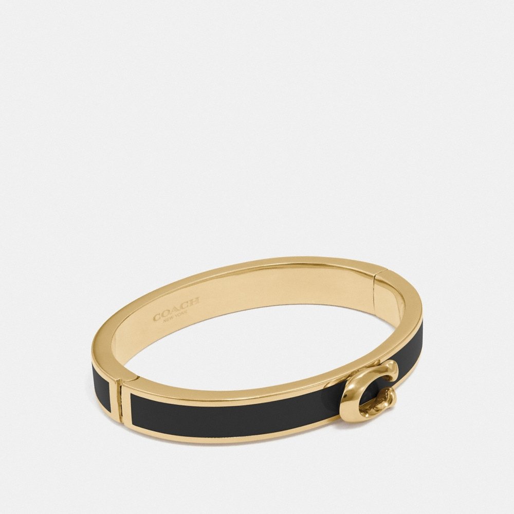 Coach Outlet Signature Push Hinged Bangle - Preorder