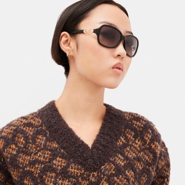 Coach Outlet Signature Rectangle Sunglasses - Preorder