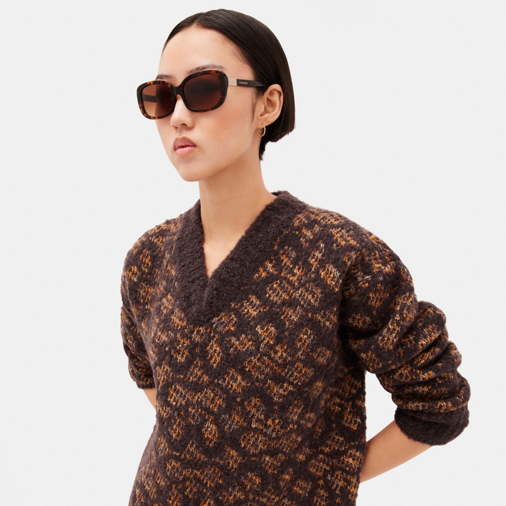 Coach Outlet Signature Rectangle Sunglasses - Preorder
