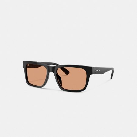 Coach Outlet Square Sunglasses - Preorder — Black