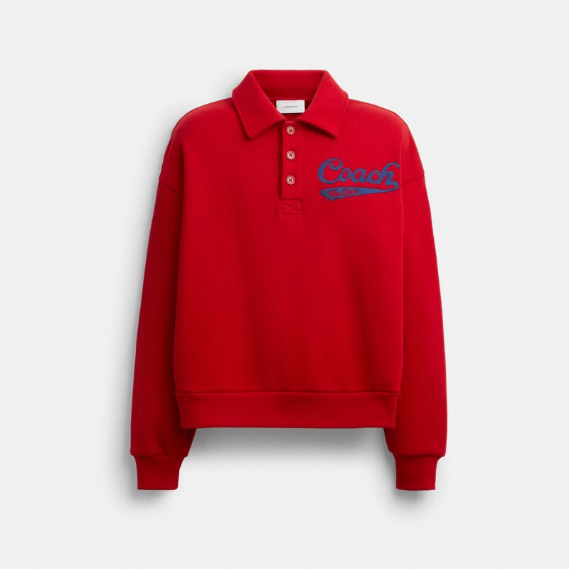 Coach Stripe Wool Varsity Jacket black red navy electric blue CGB76 2026