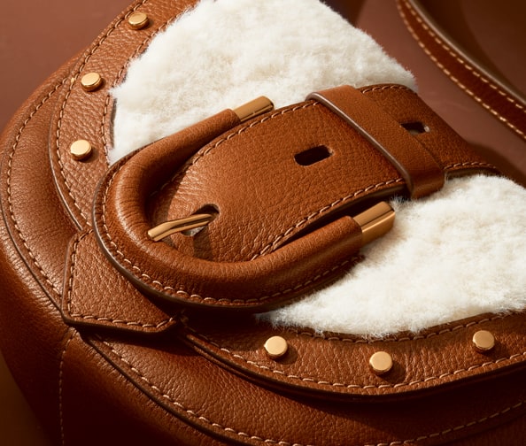 Fossil Harper Leather Small Flap Crossbody Bag ZB6759200 brown leather
