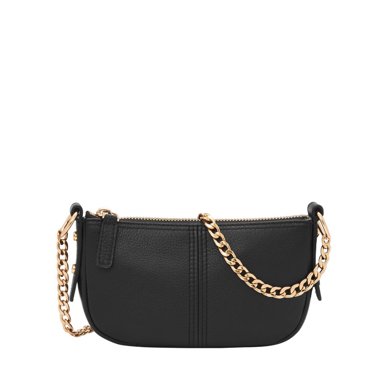Fossil Jolie Leather Mini Crossbody ZB1906001 black leather 2026