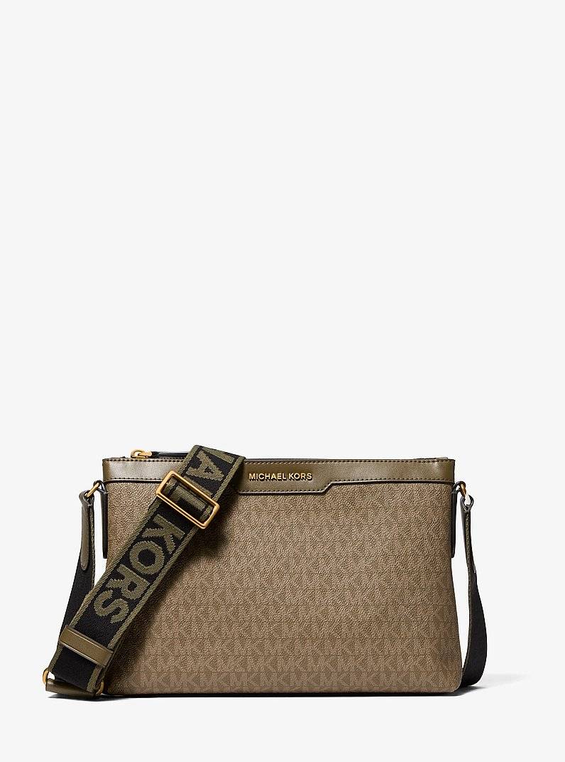 Michael Kors Hudson Signature Logo Messenger Bag - Preorder