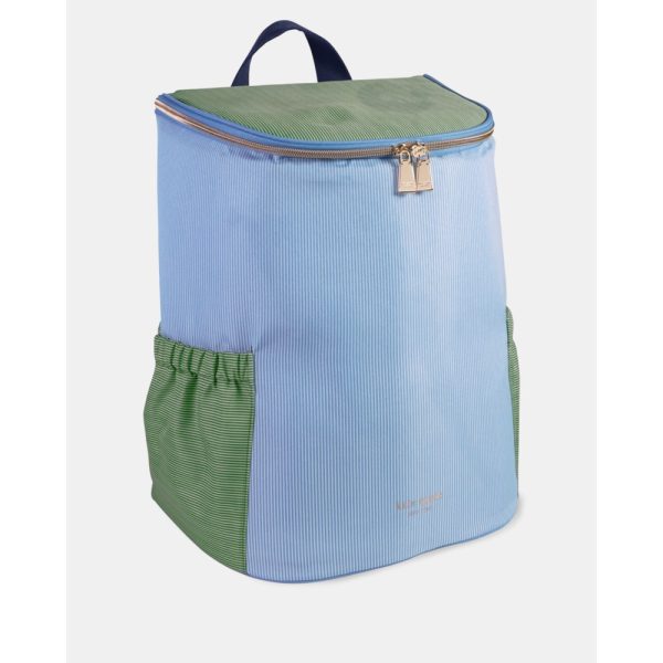 Kate Spade Petite Stripe Backpack Cooler Blue - Preorder