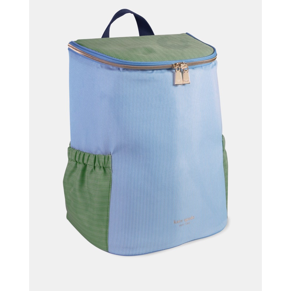 Kate Spade Petite Stripe Backpack Cooler Blue - Preorder