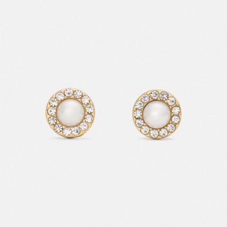 Kate Spade Outlet You're A Gem Pave Halo Studs - Preorder