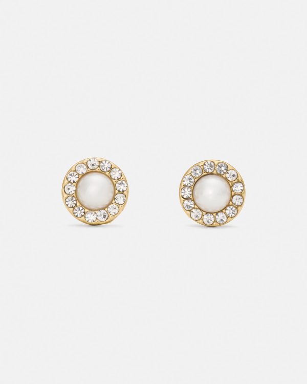 Kate Spade Outlet You're A Gem Pave Halo Studs - Preorder
