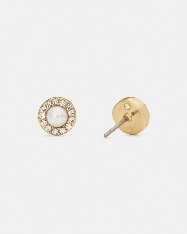 Kate Spade Outlet You're A Gem Pave Halo Studs - Preorder