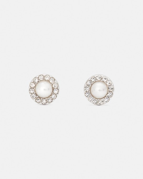 Kate Spade Outlet You're A Gem Pave Halo Studs - Preorder