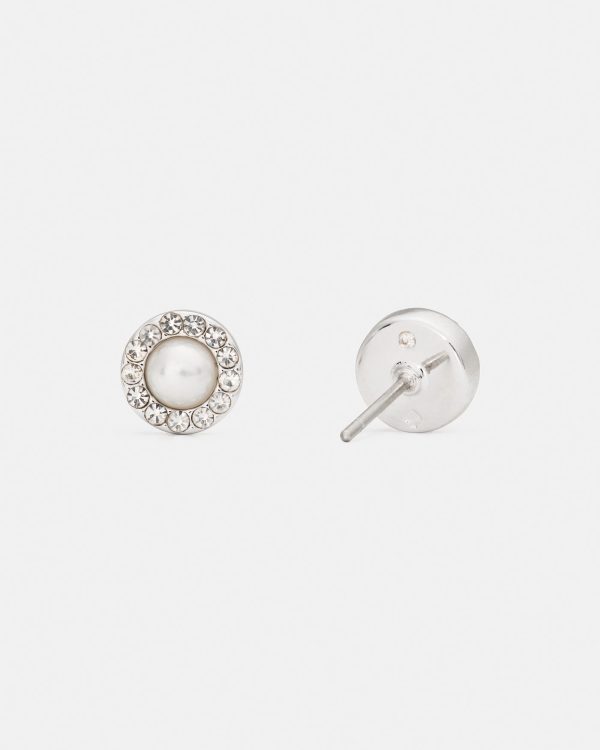 Kate Spade Outlet You're A Gem Pave Halo Studs - Preorder