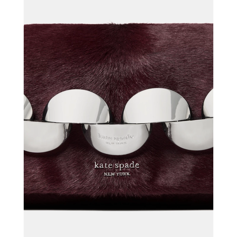 Kate Spade Remi Haircalf Chain Clutch KP450 Blackberry Jam 2026