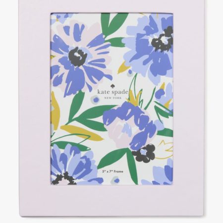Kate Spade Outlet Festival Floral Leatherette Picture Frame - Preorder — Light Purple