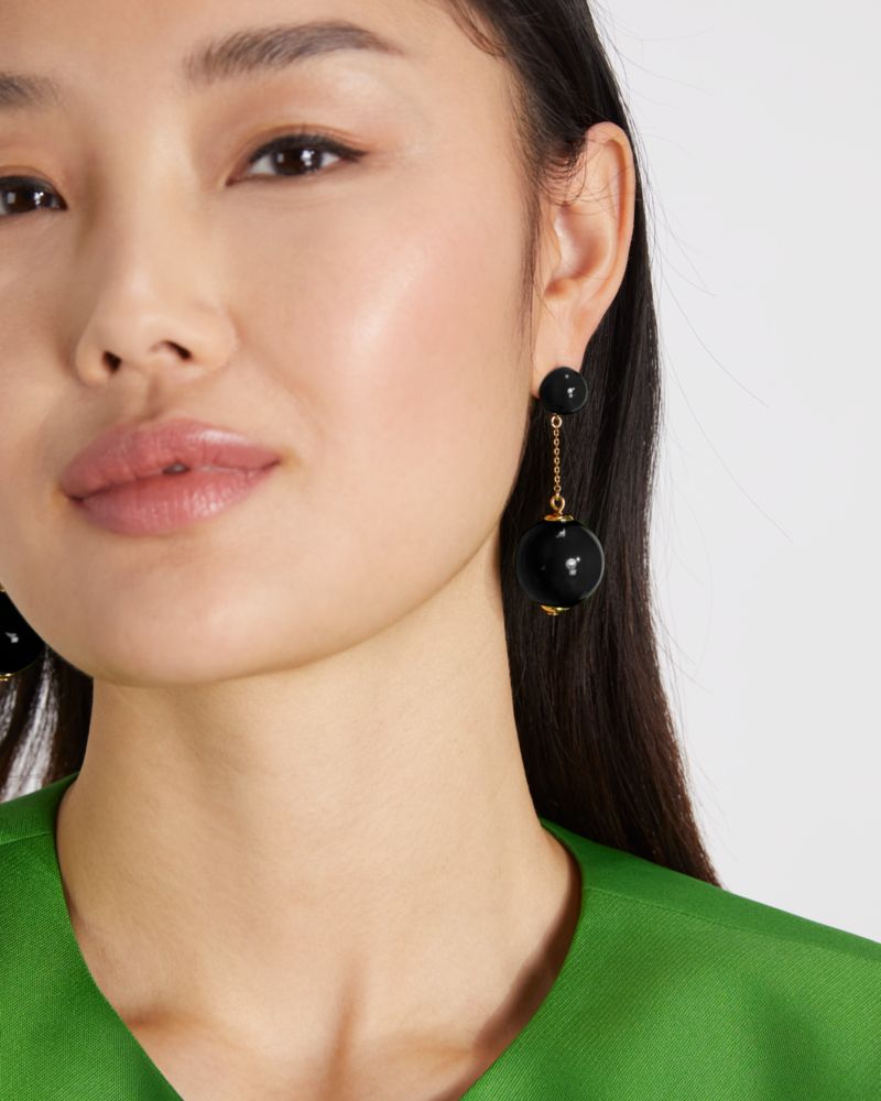 Kate Spade Outlet Have A Ball Linear Earrings - Preorder