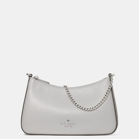 Kate Spade Outlet Margot Medium Convertible Crossbody - Preorder — Platinum Grey