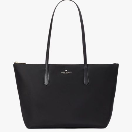 Kate Spade Outlet Kitt Ksnyl Tote Bag - Preorder — Black