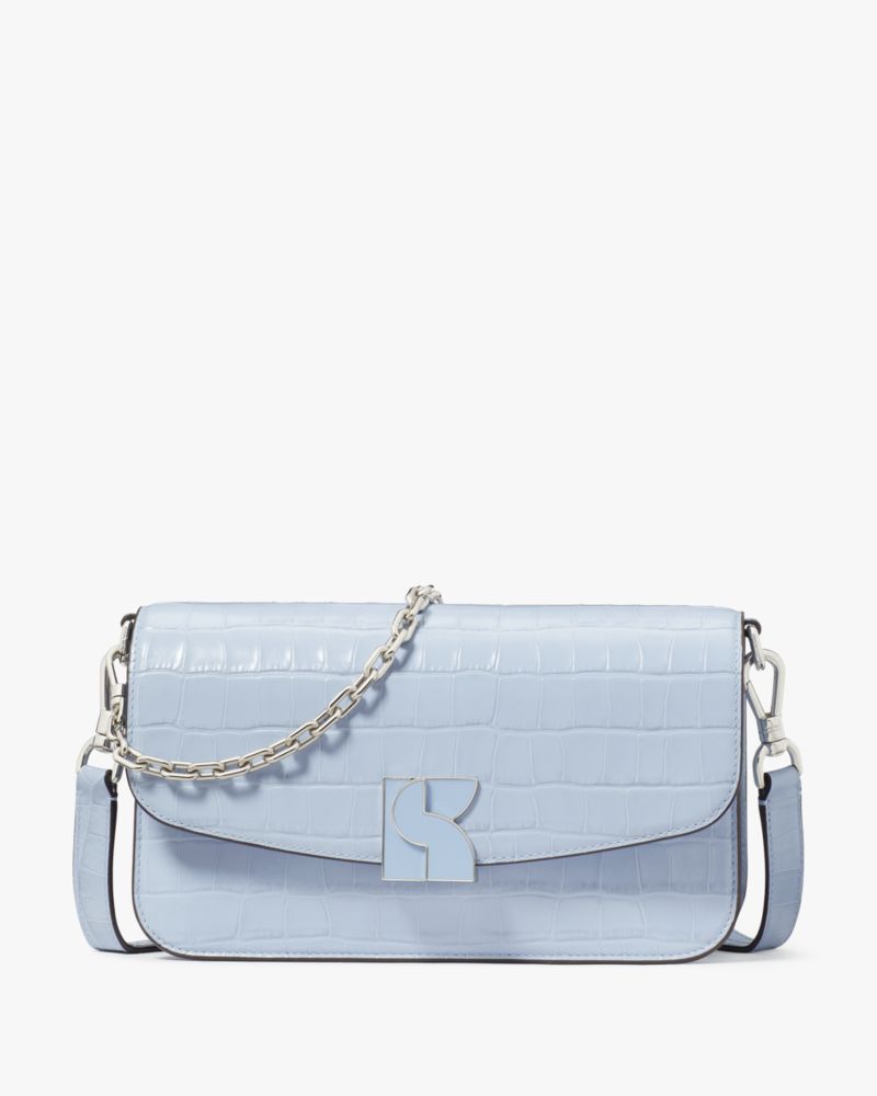 Kate Spade Outlet Dakota Croc-embossed Medium Convertible Shoulder Bag - Preorder
