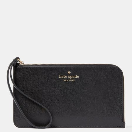 Kate Spade Outlet Lucy Wristlet - Preorder — Black
