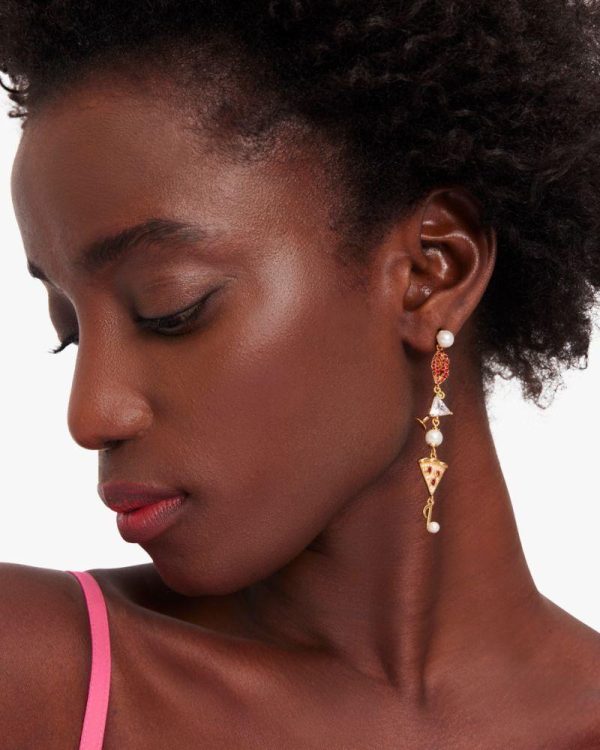 Kate Spade Outlet Hit The Town Linear Earrings - Preorder