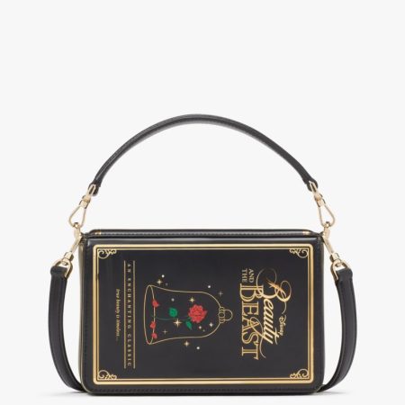 Kate Spade Outlet Disney X Kate Spade New York Beauty And The Beast 3d Book Crossbody - Preorder — Black Multi