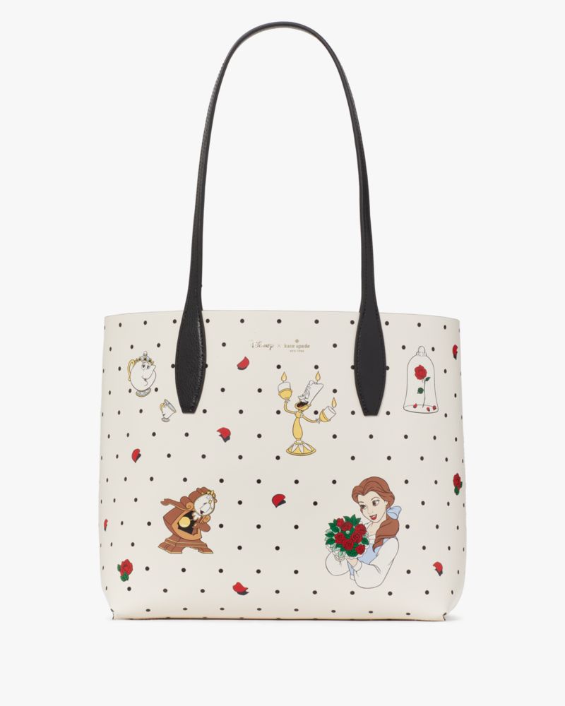 Kate Spade Outlet Disney X Kate Spade New York Beauty And The Beast Small Tote - Preorder