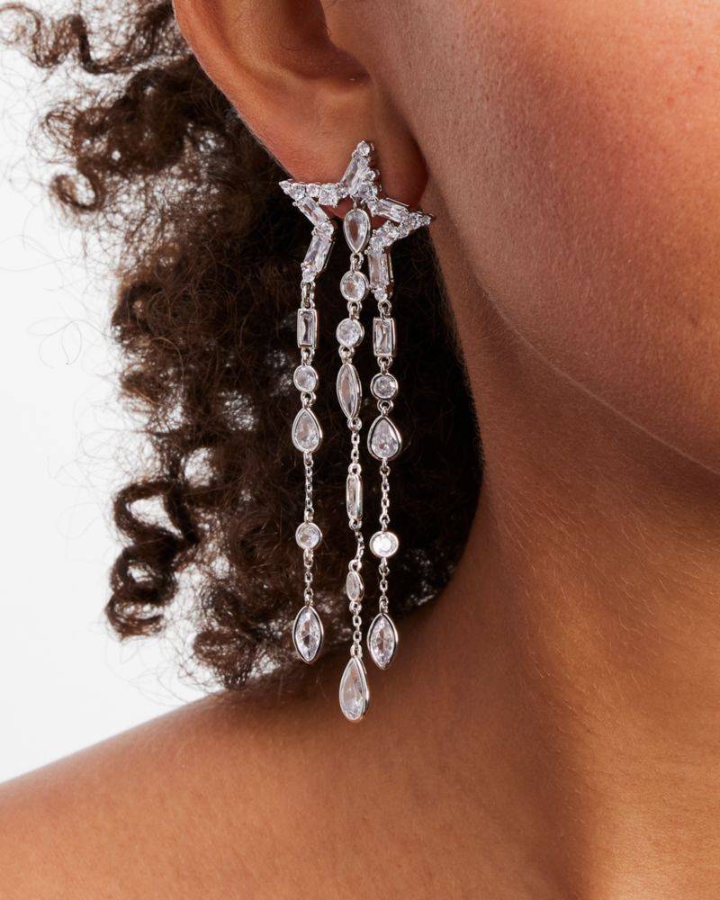 Kate Spade Outlet You're A Star Statement Fringe Earrings - Preorder